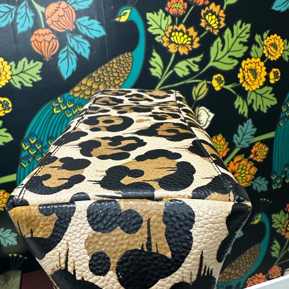 Coach Edie Wild Beast Print Leather Shoulder Bag with Crossbody Strap - Picture 11 of 14